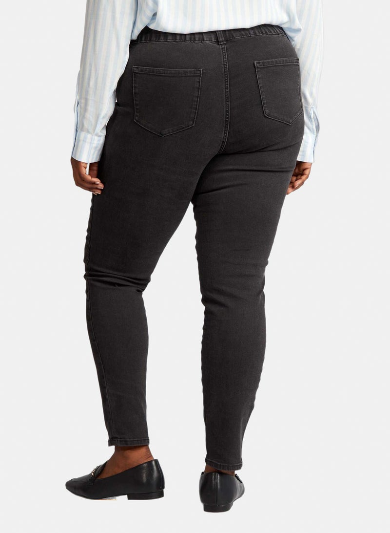 Kiabi Regular-Fit Stretch High-Waist Jeggings - Image 3